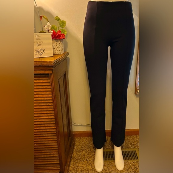 Loft Versa women’s sz Small slimming straight, flat front stretch pants, sleek - Picture 1 of 9